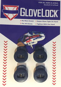 Glove Locks, Lace Locks for Baseball Glove 8 Pack, Never Need Thying Knots  Again, Strong Elasticity, Made Plastic and Springs, Fits All Gloves,  Baseball Glove Accessories 