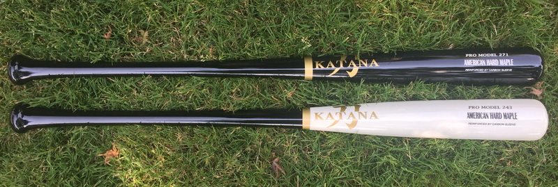 Katana Carbon Diamond Wrap Maple Baseball Bat